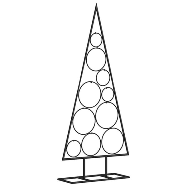 Julgran i metall svart 90 cm
