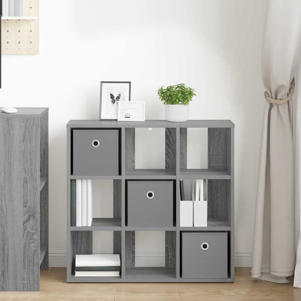 Sideboard med låda Grå Sonoma 73,5 x 24 x 69,5 cm
