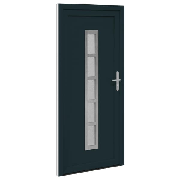 Framdörr Antracit 88 x 200 cm PVC