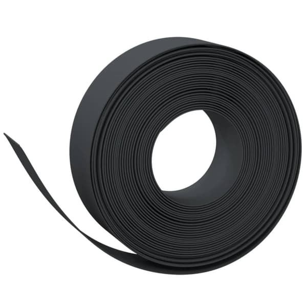 Rabattkant svart 10 m 15 cm polyeten