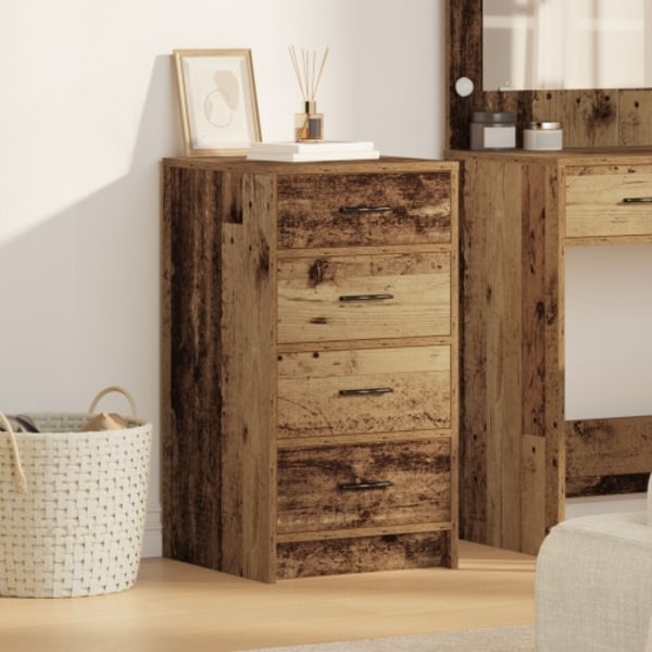 Sideboard återvunnet trä 40x41x75 cm konstruerat trä