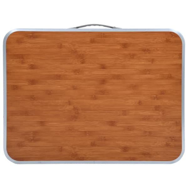 Hopfällbart campingbord aluminium 60x45 cm