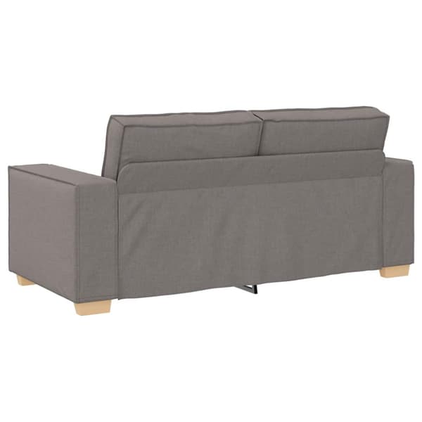 2-sitssoffa taupe 180x78x84 cm tyg