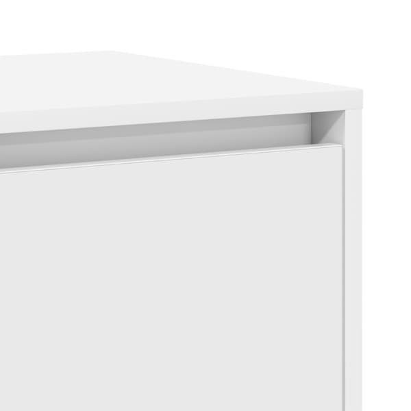 Sideboard Vit 135 x 41 x 75 cm Konstruerat trä