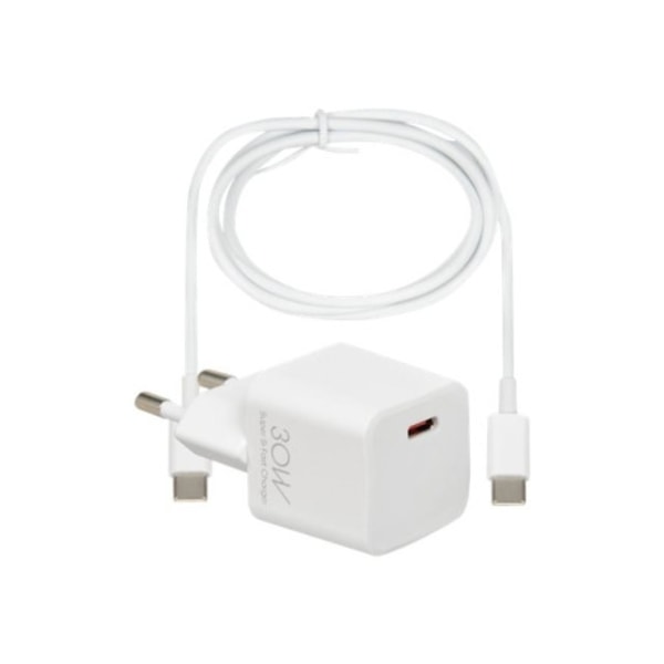 iBOX C-38CW strömadapter - 24 pin USB-C - 30 Watt Vit