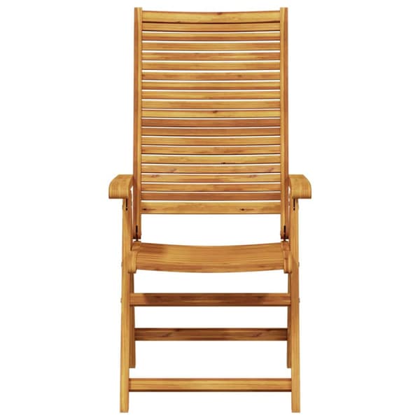 Trädgårdsmöbelset 7 pcs Brun Massivt Akaciaträ