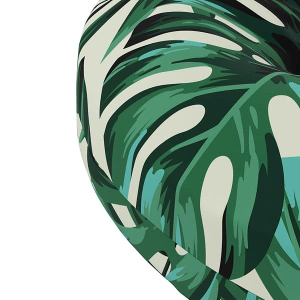 4-delade Sittdynor 4 st 100% Polyester Bladmönster
