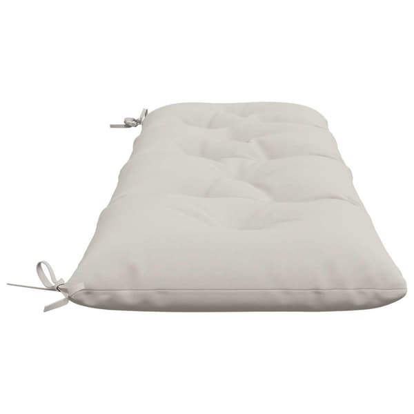 Bänk kudde VIANEN 100% Polyester Vit 140 x 50 x 12 cm