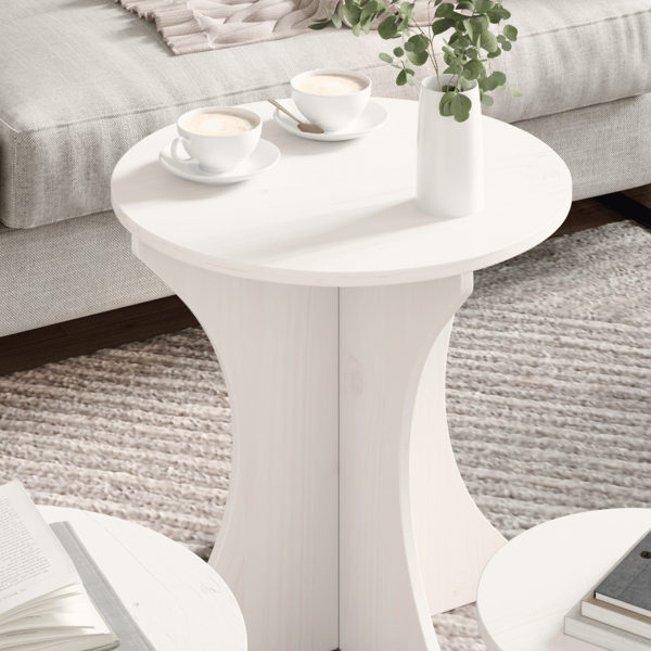 Kaffeebord 3 pcs Vit