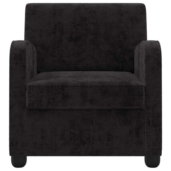 Fåtölj Svart Chenille