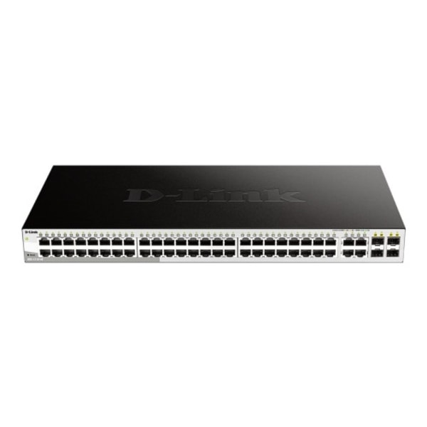 D-Link Web Smart DGS-1210-48 - switch - 48 portar - Administrerad Svart