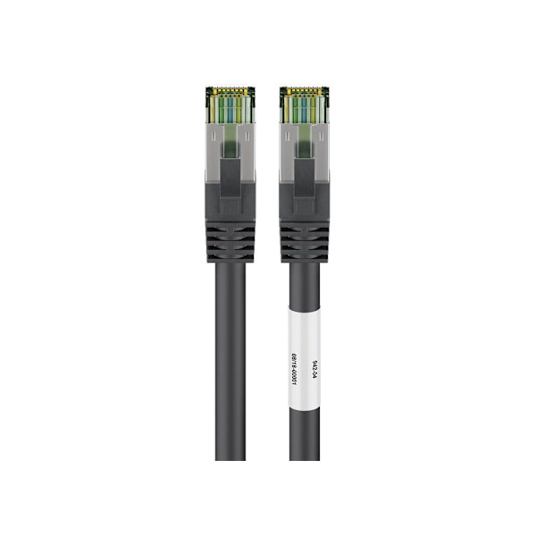 goobay patch-kabel - 5 m - svart