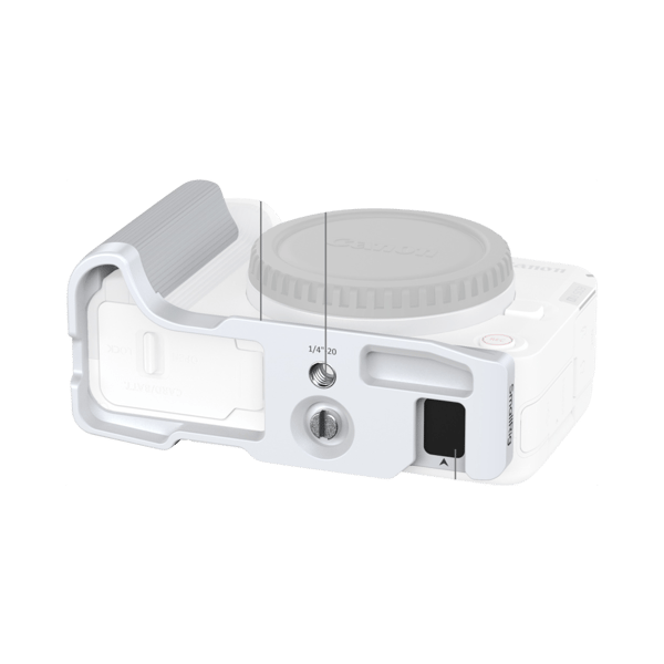 SmallRig 5430 L-Shaped Mount Plate with Handle for Canon EOS R50 V White
