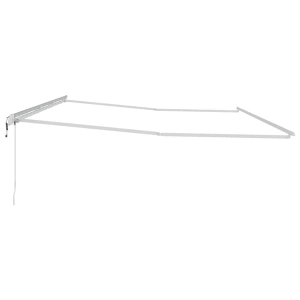 Markisram Vit 600 × 300 cm Aluminium