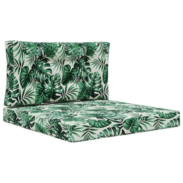 Utomhus Soffa Kudde 2 pcs Bladmönster Polyester