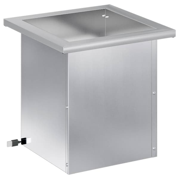 Odlingslåda med LED Silver 30 x 30 x 30 cm Galvaniserat stål