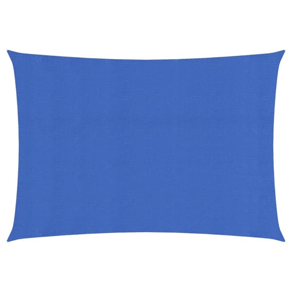 Solsegel 160 g/m² rektangulär blå 3x5 m HDPE