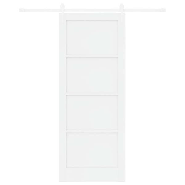 Skjutdörr ORKDAL 83 x 211 cm Konstruerat trä Vit
