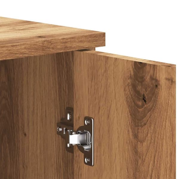 Skänk ek 80x36x75 cm konstruerat trä