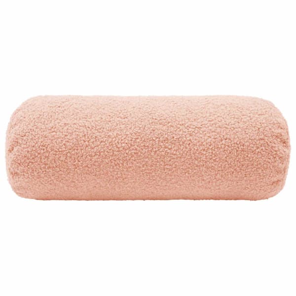 Kuddöverdrag 2 st HEERLEN Rosa Ø 15 x 40 cm Bouclé