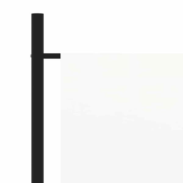 Rumsavdelare 3 paneler vit 260x180 cm tyg