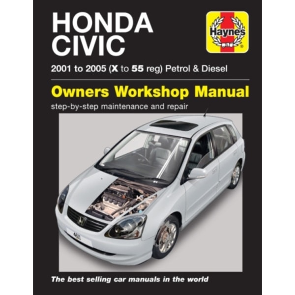 Honda Civic Petrol & Diesel (01 - 05) Haynes Repair Manual (häftad, eng)