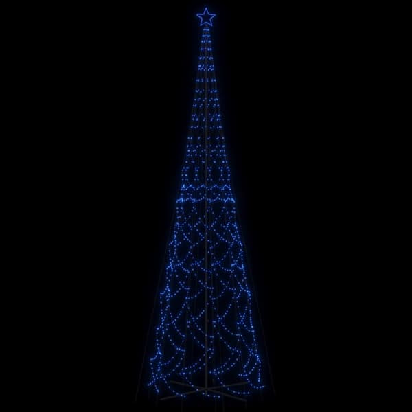 Julgranskon blå 3000 LEDs 230x800 cm