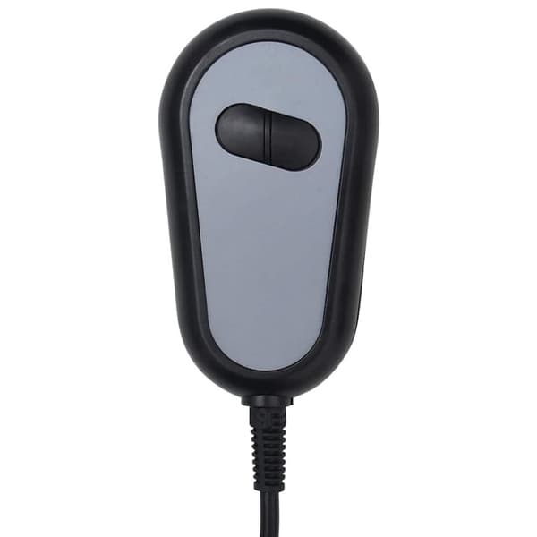 Elektrisk massagefåtölj vinröd tyg