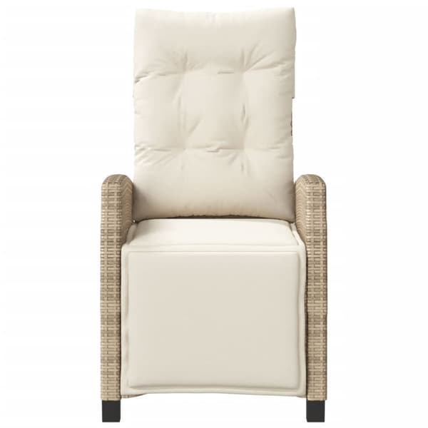 Bistrogrupp med dynor 3 delar beige konstrotting