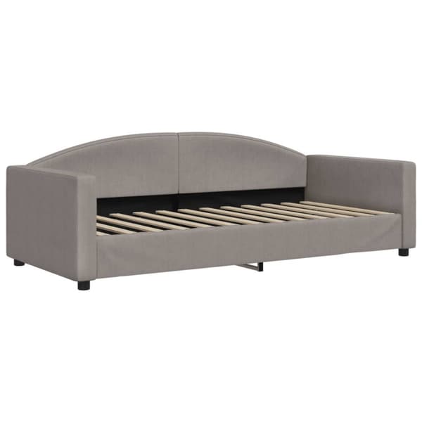 Dagbädd taupe 90x200 cm tyg