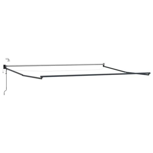 Elektrisk Retraktabel Markis Taupe 100% Polyester och Aluminium