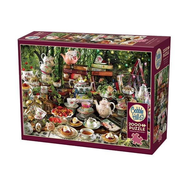 Mad Hatter's Tea Party, Pussel, 2000 bitar, Cobble Hill