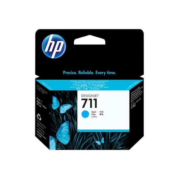 HP 711 - cyan - original - DesignJet - bläckpatron