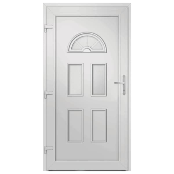Ytterdörr vit 98x198 cm PVC