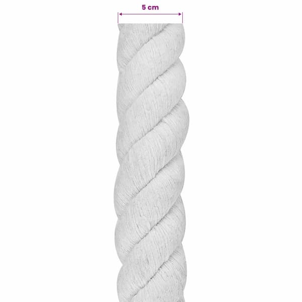 Rep Vit 5 x 5 x 1000 cm Bomull
