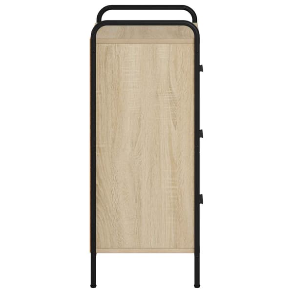 Sideboard Sonoma-ek 97 x 33 x 81 cm Konstruerat trä