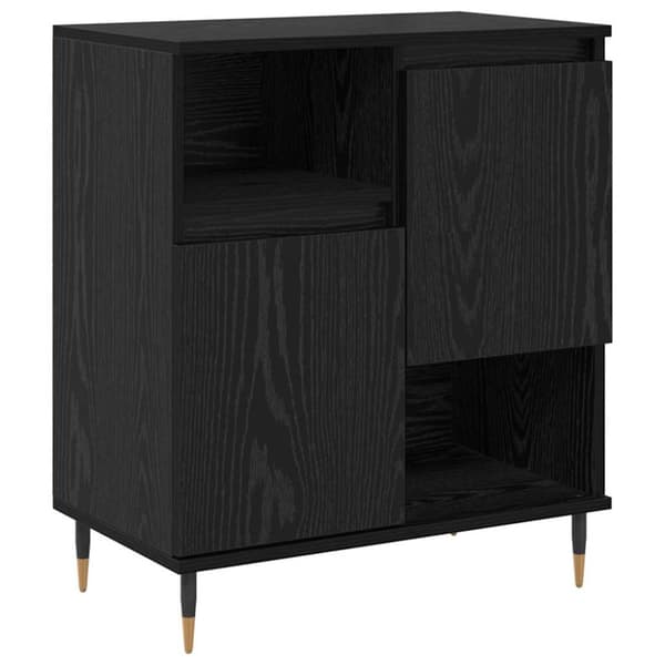 Sideboard Svart Ek 60 x 35 x 70 cm