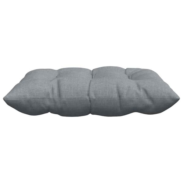 Sittkuddar 4 pcs Ljusgrå 40 x 40 x 6 cm tyg