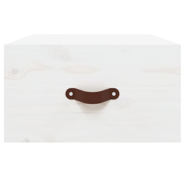 Väggmonterade sängbord vit 40x29,5x22 cm