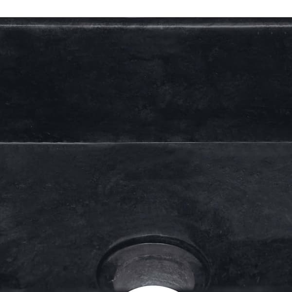 Handfat svart 30x30x13 cm marmor