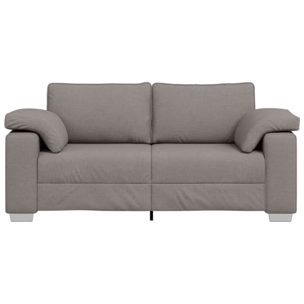 Tvåsitssoffa Taupe 180 cm tyg