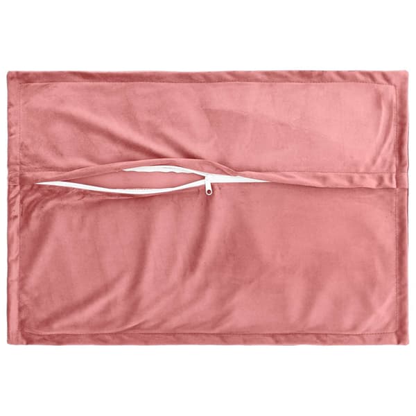 Kuddöverdrag 2 st HOUTEN Rosa 50 x 80 cm Sammet