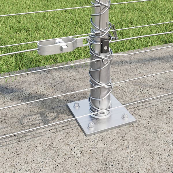 Stängselstolpe Galvaniserad 25 x 1,6 m Stål