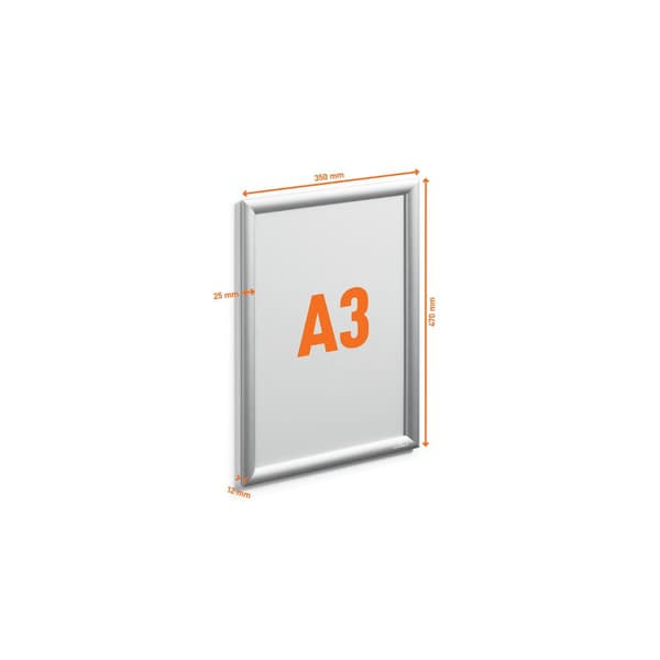 Snäppram DURABLE utomhus A3