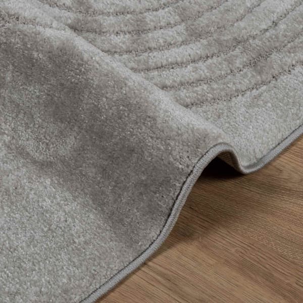 Områdesmattor Rektangulär GALATI Grå 280 x 200 cm Polyester