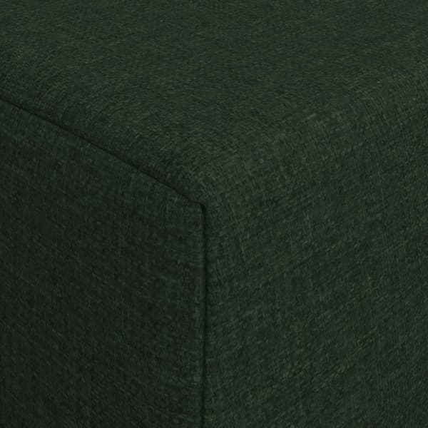 Fällbar Soffbed Mörkgrön 200 x 70 x 10 cm Tyg
