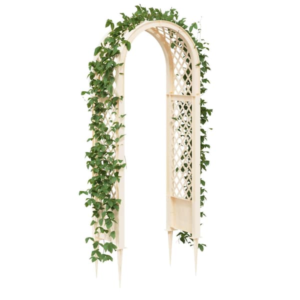 Rosbåge med piggar Vit 97 x 43 x 218 cm PP