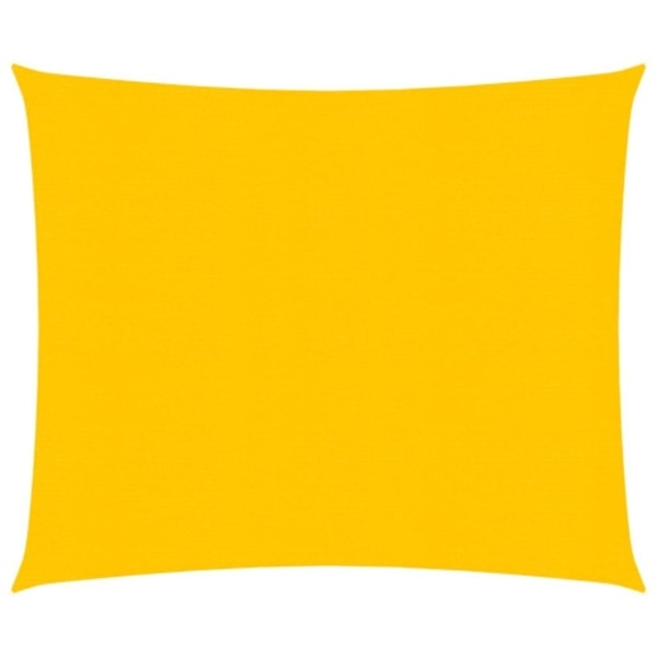 Solsegel 160 g/m² rektangulär gul 2x2,5 m HDPE