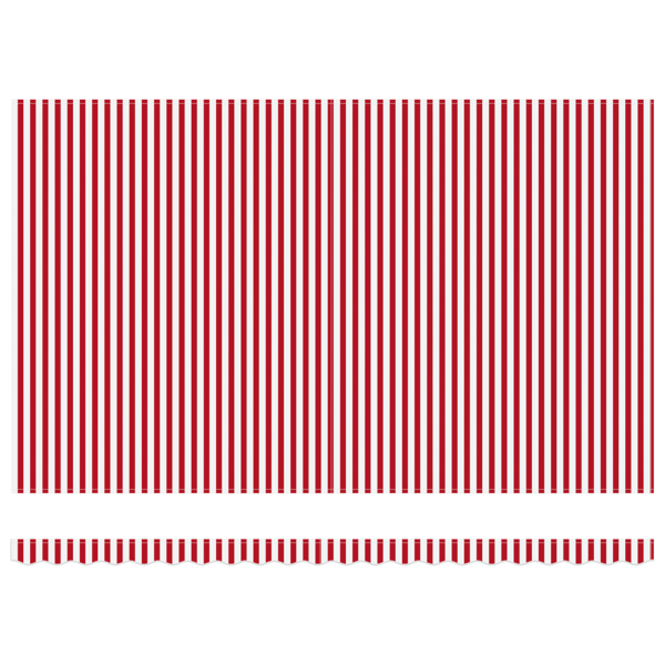 Utdragbar markis Röd och Vit 500 × 350 cm Polyester
