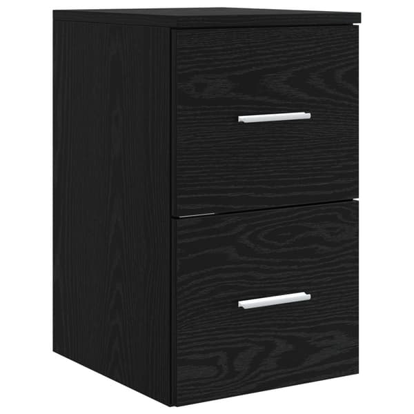 Badrumsmöbelset 3 st Svart 49,5 x 44,5 x 65,5 cm